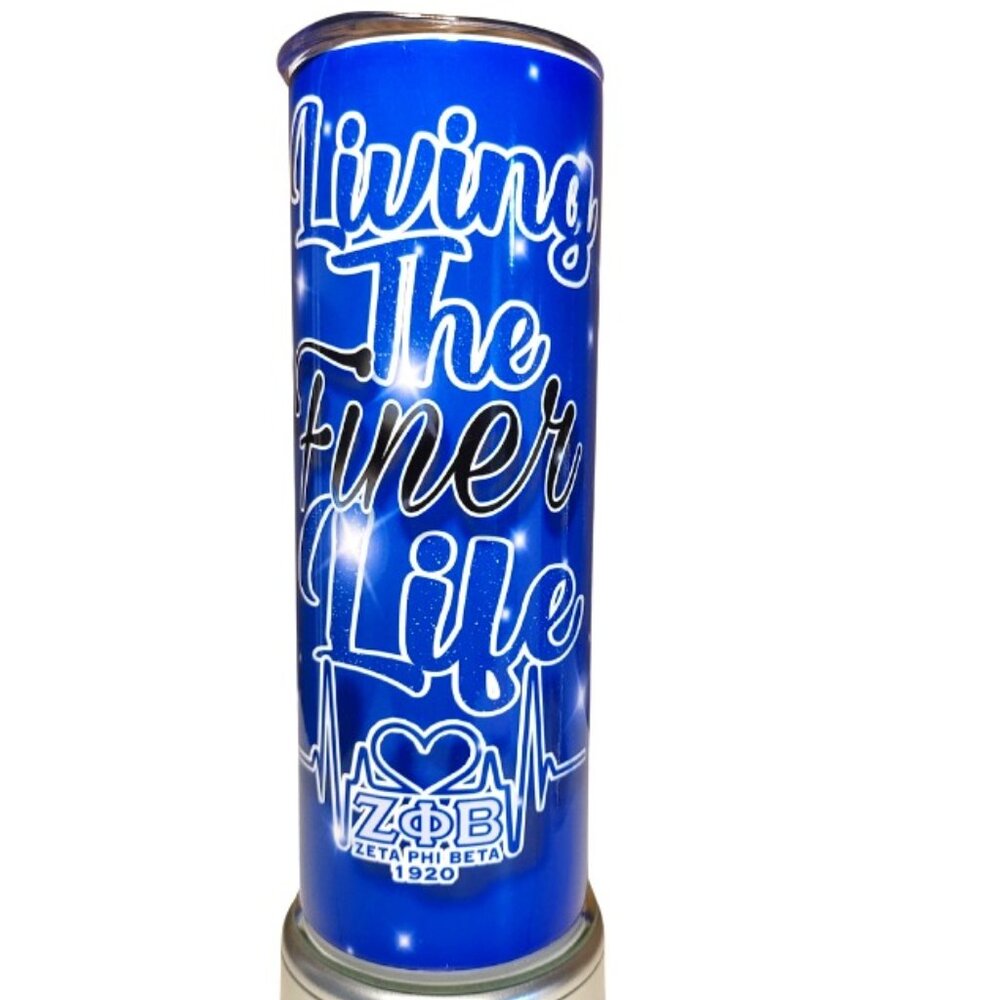20 Oz Zeta Phi Beta Drink Tumbler